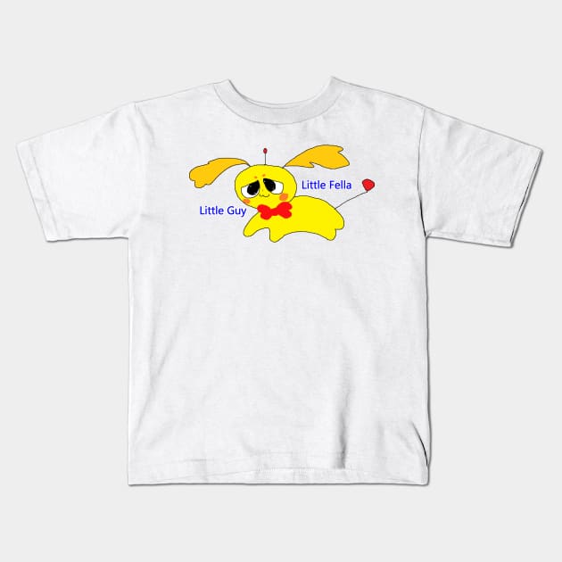 Little guy Little fella Kids T-Shirt by Fr0ggee